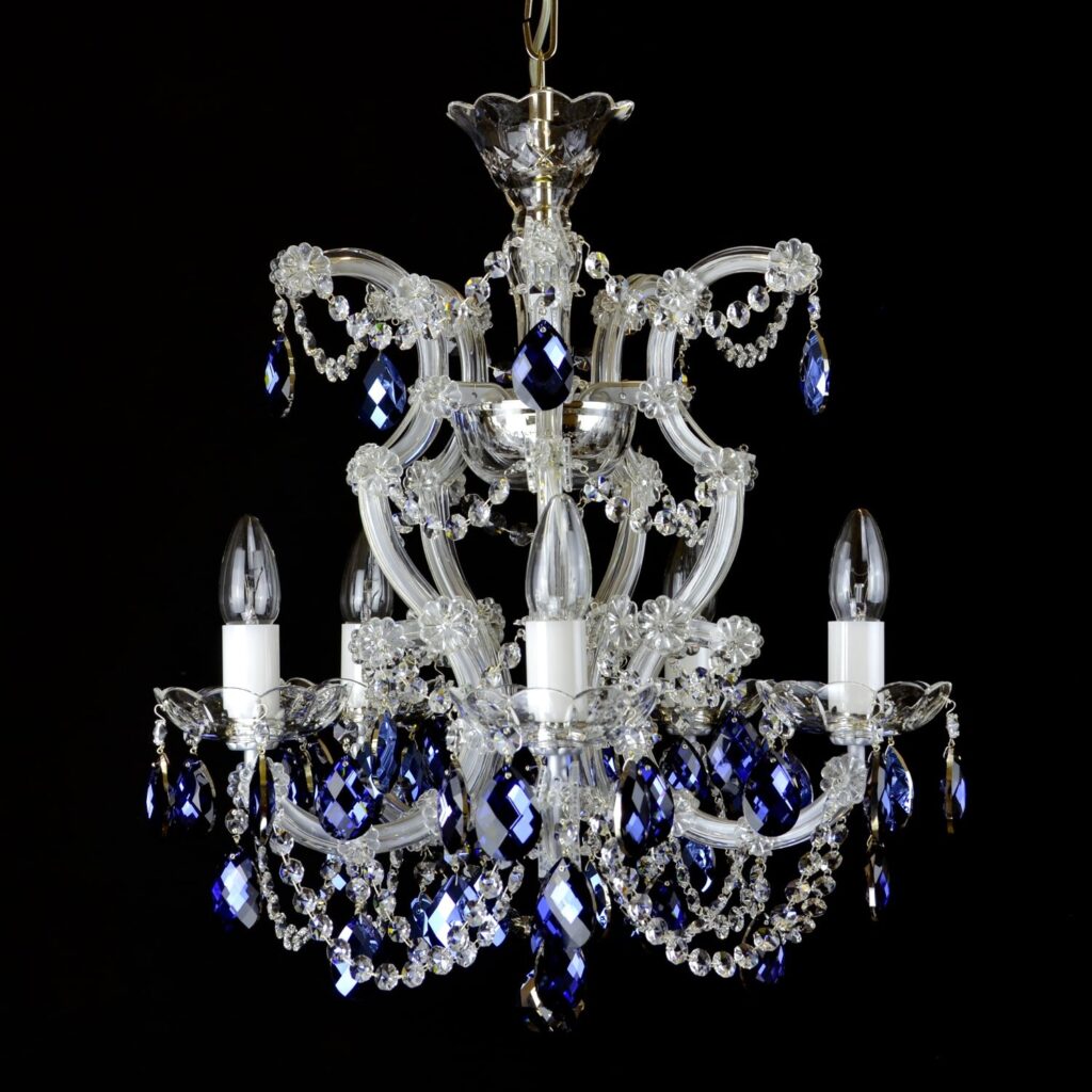 Handcrafted chandelier made from fine crystal