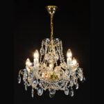 Luxury crystal chandelier by Magnolia Blossom Interiors