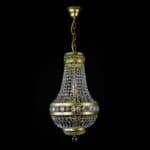 Handcrafted chandelier made from fine crystal