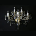 Handcrafted chandelier made from fine crystal