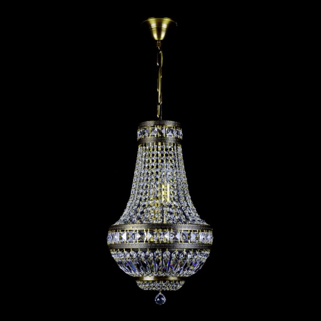 Luxury interior decor with bespoke chandelier