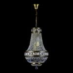 Luxury interior decor with bespoke chandelier