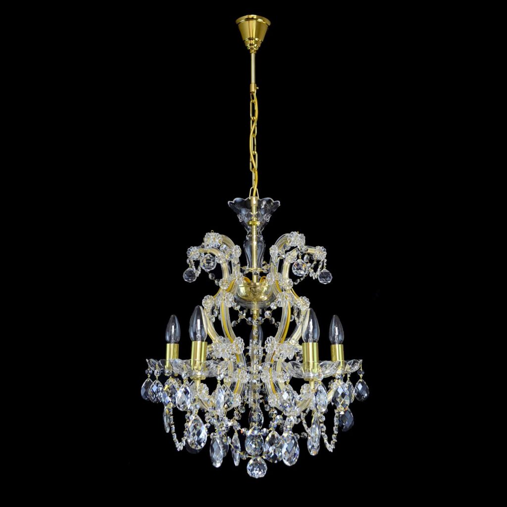 Crystal masterpiece illuminating stylish interiors