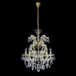 Crystal masterpiece illuminating stylish interiors