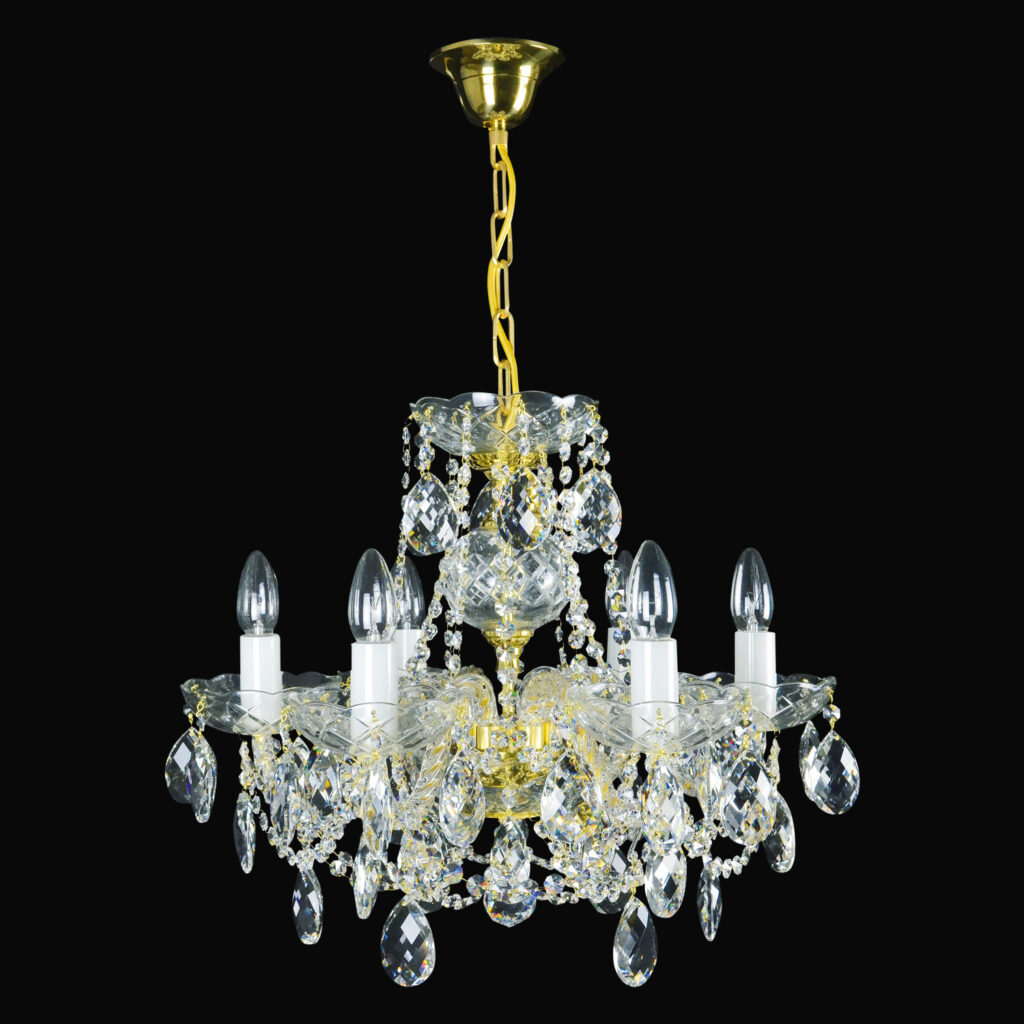 Modern chandelier inspired by traditional craftsmanship