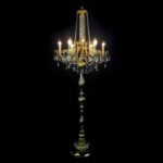 Luxury interior decor with bespoke chandelier