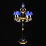 Luxury crystal chandelier by Magnolia Blossom Interiors