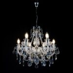 Bespoke glass chandelier crafted in Europe