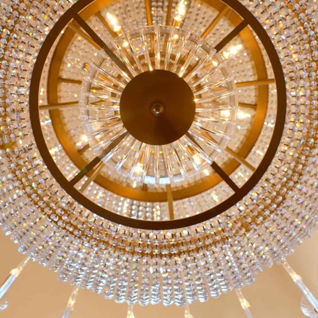Luxury chandelier crafted for contemporary homes