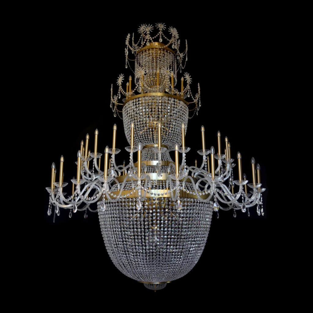 Premium bespoke chandelier adding brilliance to interiors