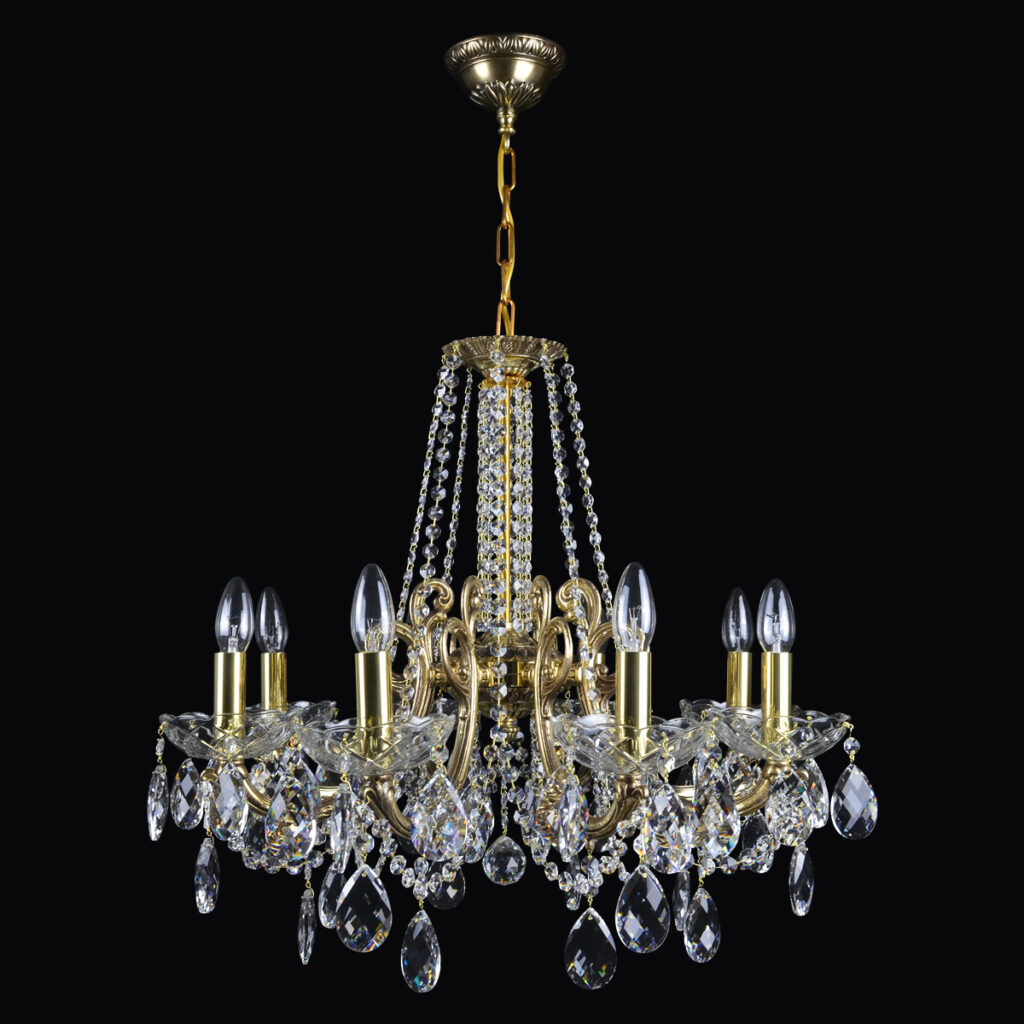Designer lighting installation with bespoke details