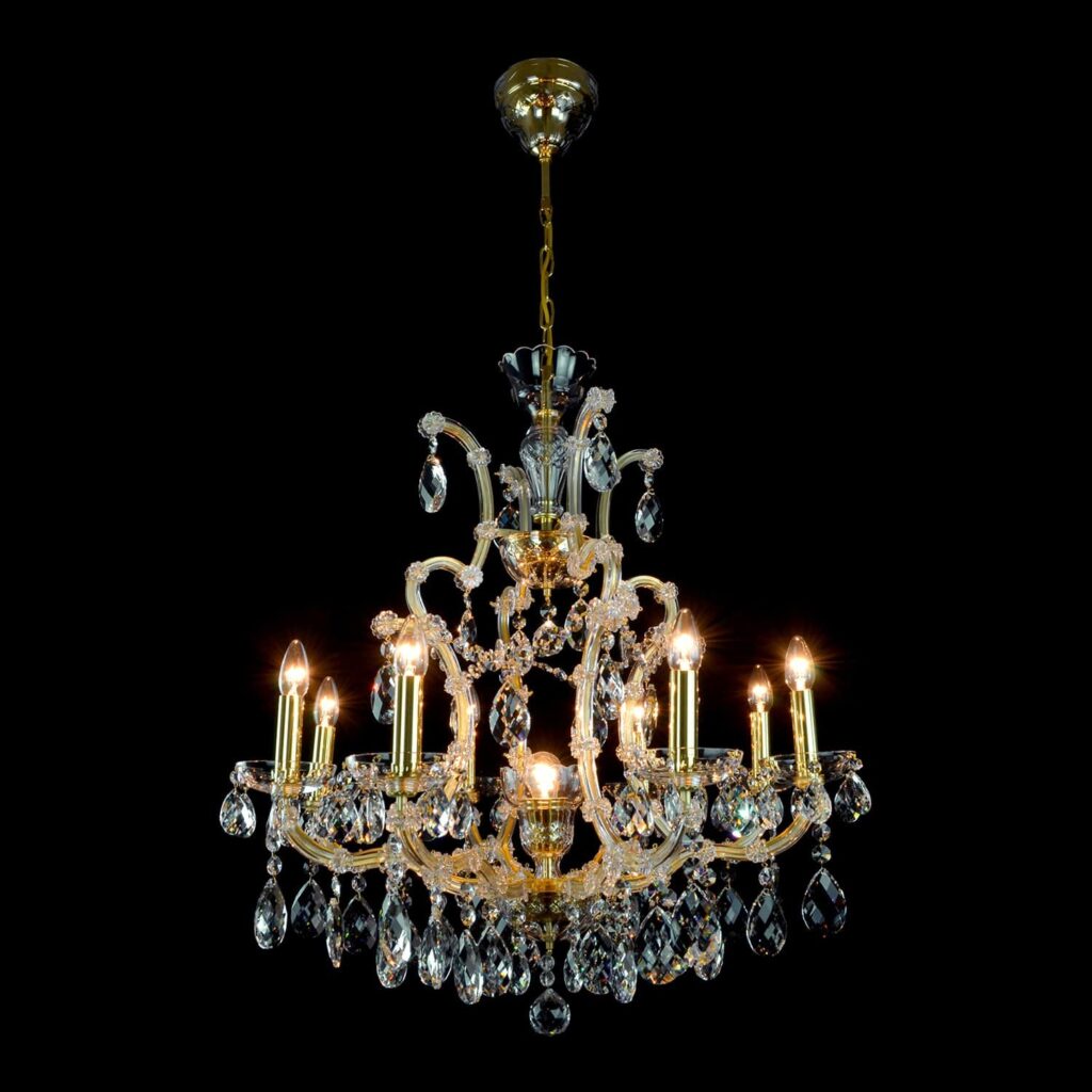 Artisanal lighting crafted from glass and metal