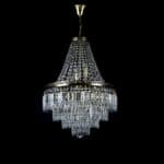 Luxury glass lighting fixture for home interiors