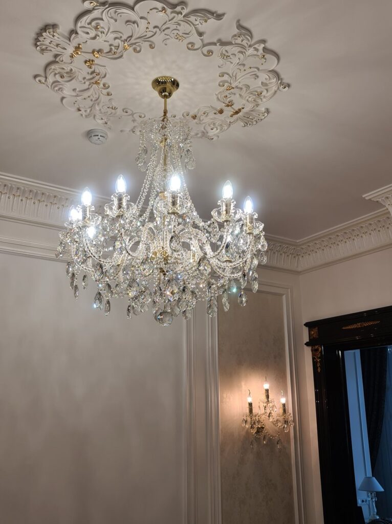 Elegant chandelier enhancing refined interiors