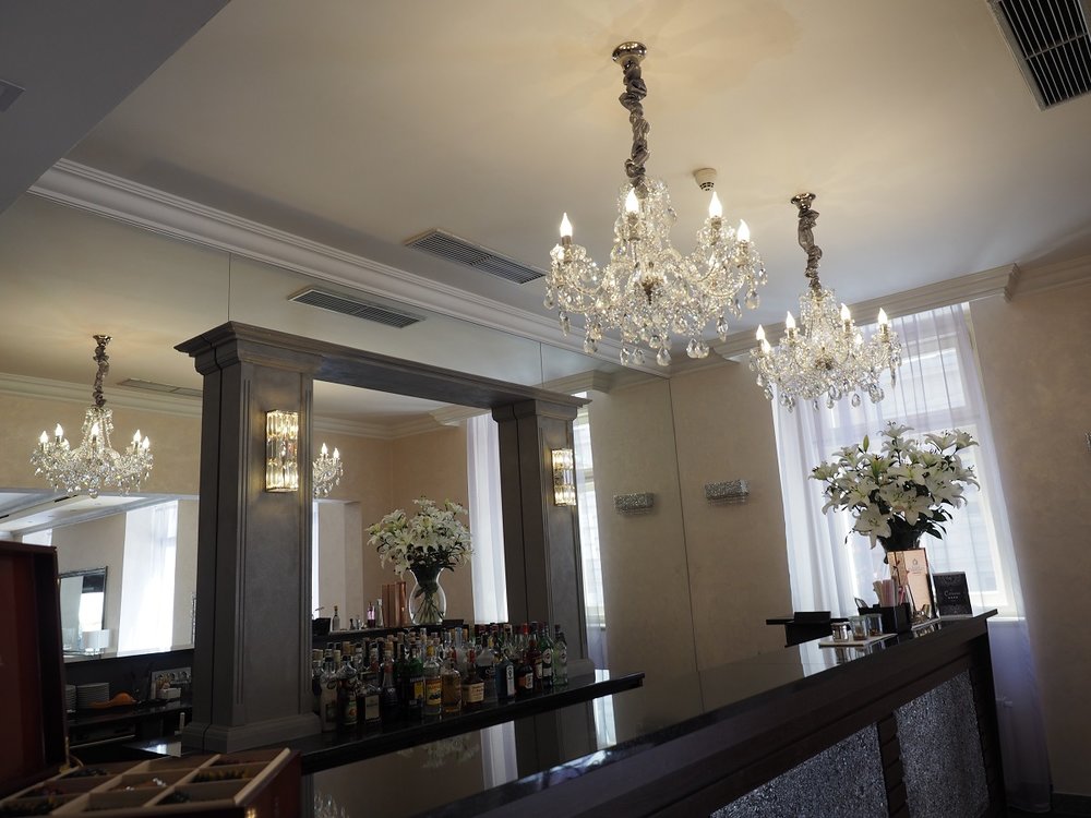 Luxury glass lighting fixture for home interiors