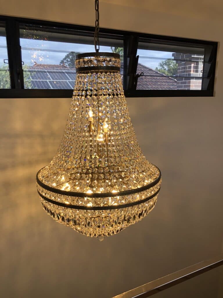 Luxury lighting piece by Magnolia Blossom Interiors UK