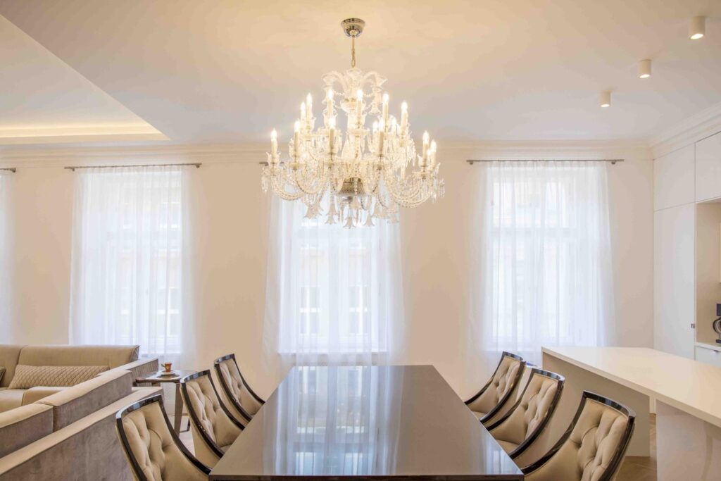 Handmade chandelier symbolizing luxury craftsmanship