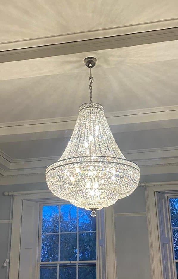 Premium glass chandelier made with craftsmanship