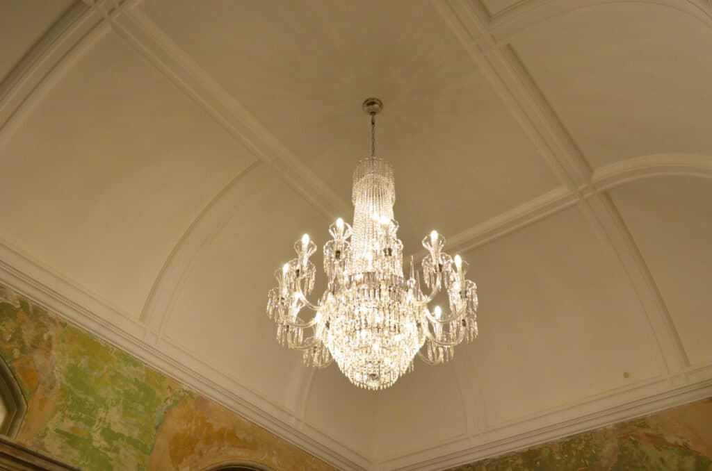 Luxury chandelier designed for architectural interiors