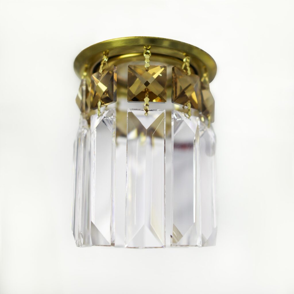 Handcrafted chandelier made from fine crystal