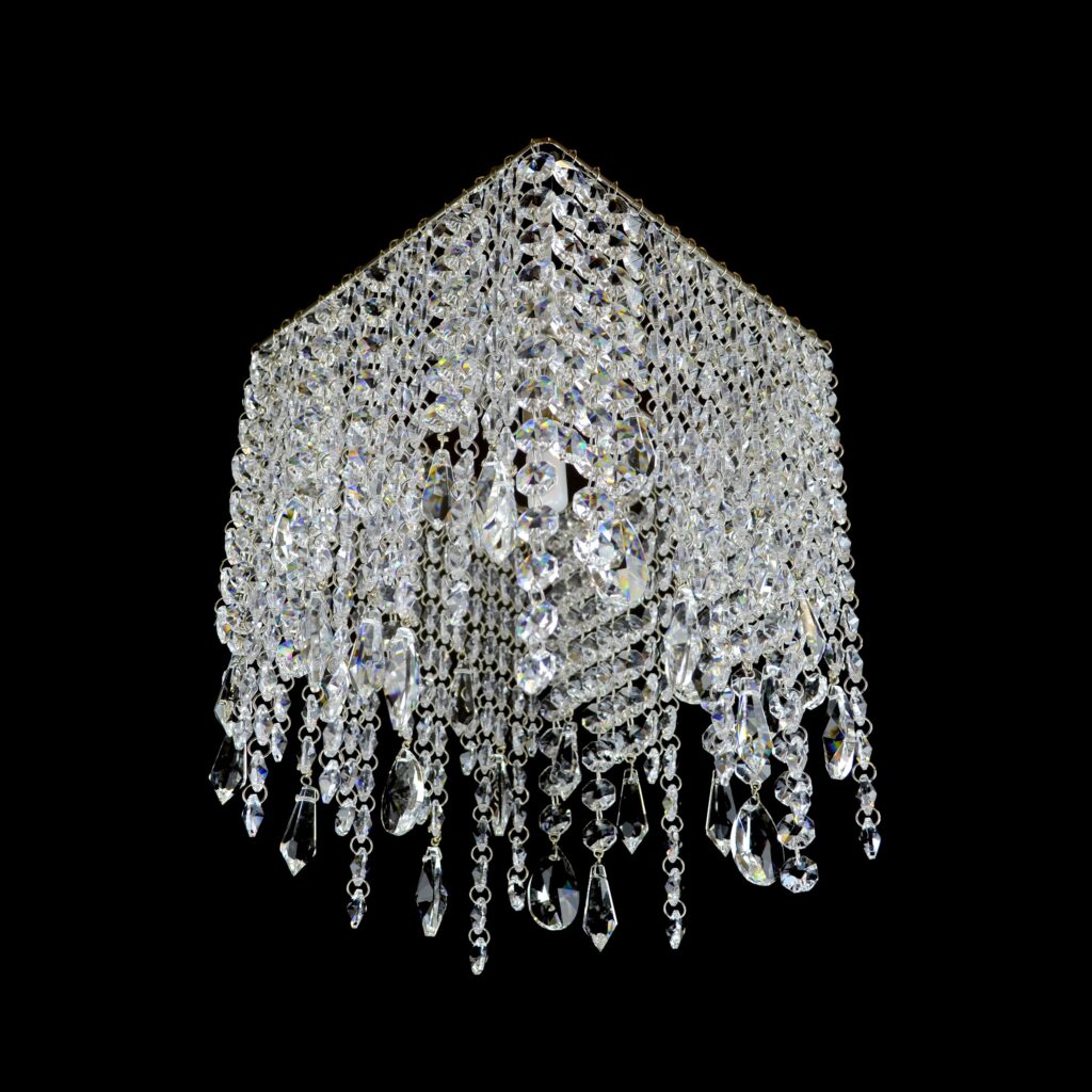 Artisanal lighting crafted from glass and metal