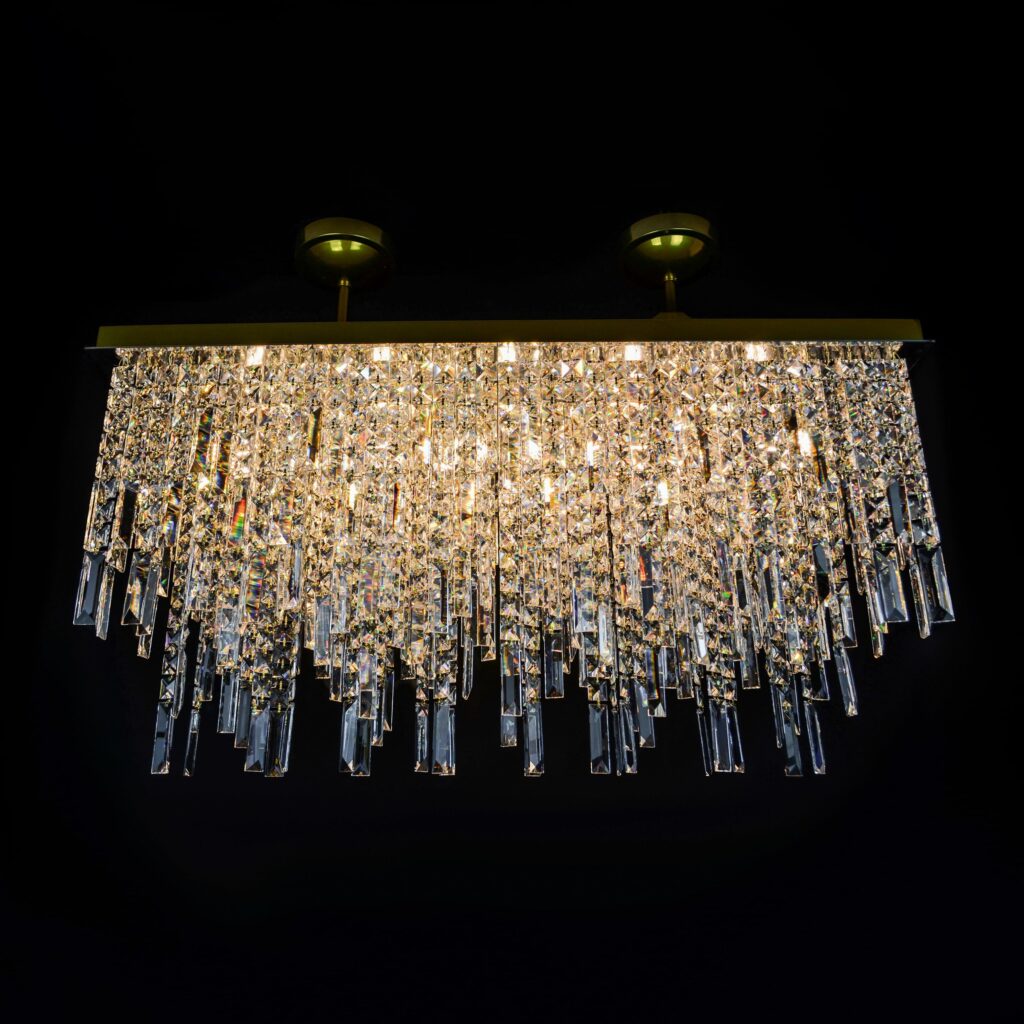 Contemporary crystal lighting by Magnolia Blossom Interiors