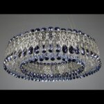 Crystal chandelier adding glamour to interiors