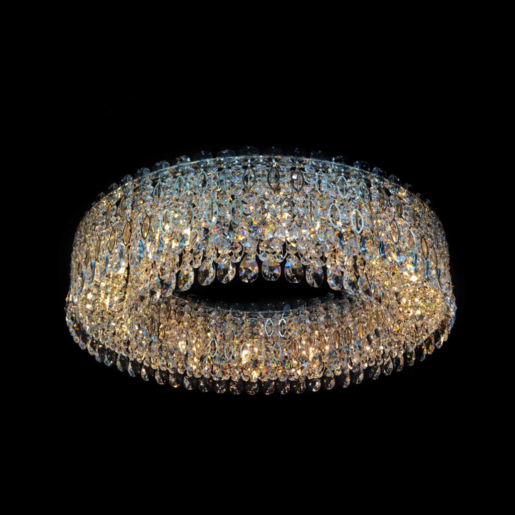 Contemporary crystal lighting by Magnolia Blossom Interiors