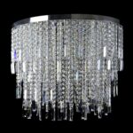 Luxury crystal chandelier by Magnolia Blossom Interiors