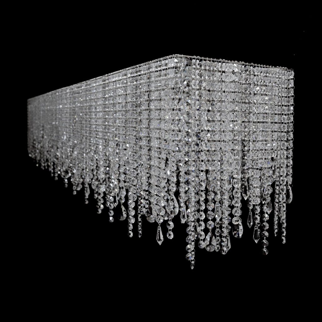 Artisanal lighting crafted from glass and metal