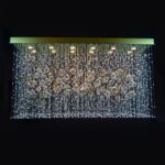 Unique handmade chandelier for classic interiors