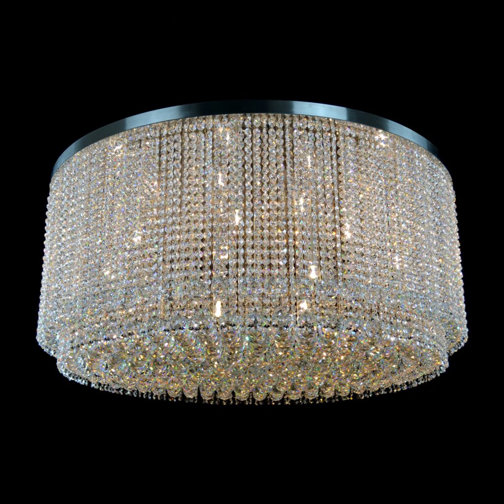 Luxury glass lighting fixture for home interiors