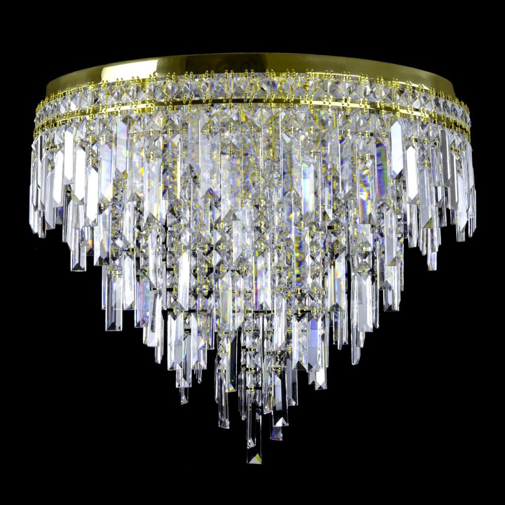 Elegant crystal lighting created with precision