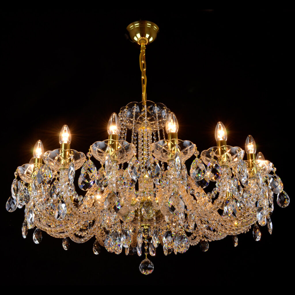 Unique handmade chandelier for classic interiors