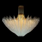 Modern chandelier inspired by traditional craftsmanship
