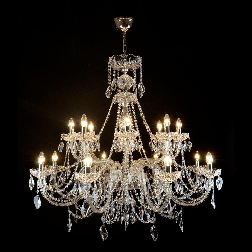 Artisanal lighting crafted from glass and metal