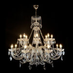 Artisanal lighting crafted from glass and metal