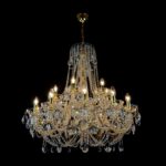 Luxury interior decor with bespoke chandelier