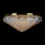 Luxury interior lighting with crystal elements