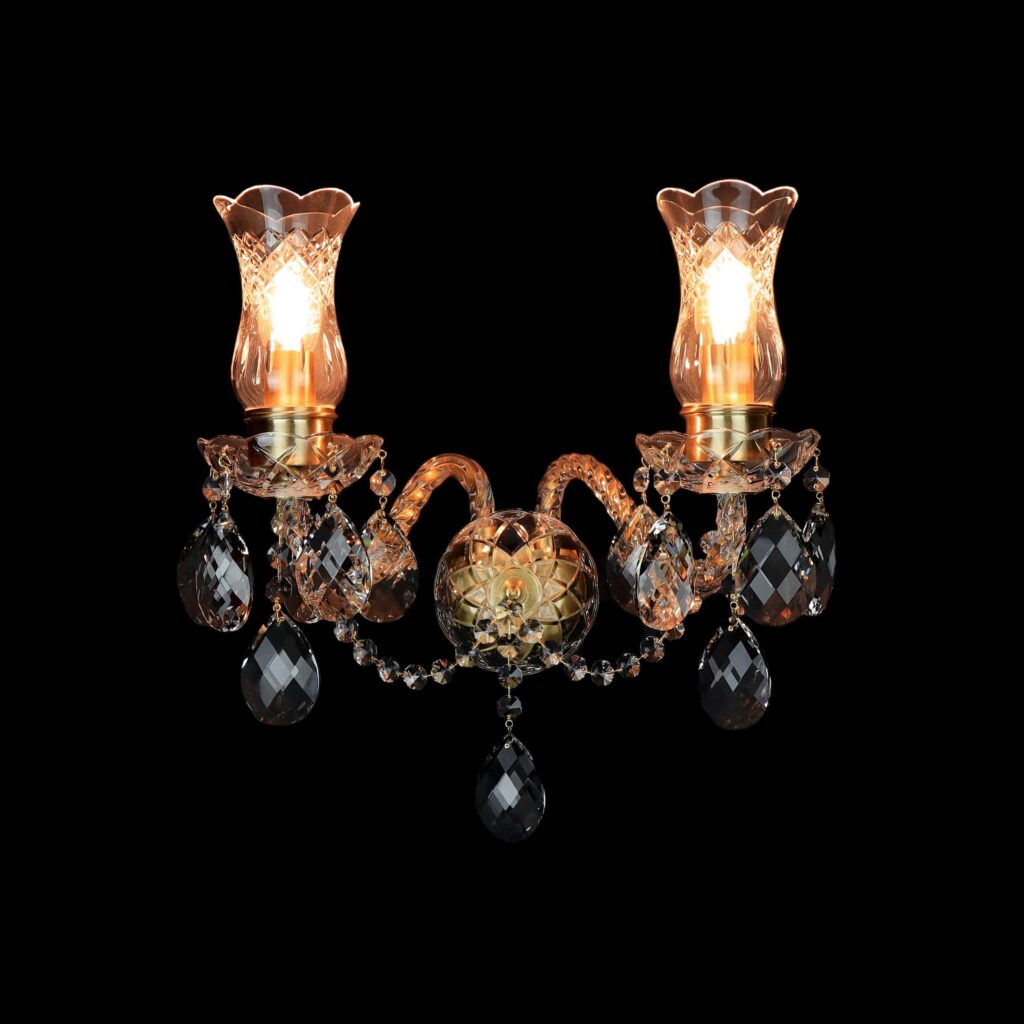 Luxury interior decor with bespoke chandelier