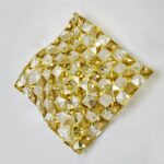 Crystal chandelier illuminating premium interiors