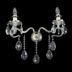 Bespoke glass chandelier crafted in Europe
