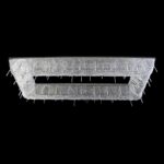 Luxury interior lighting with crystal elements