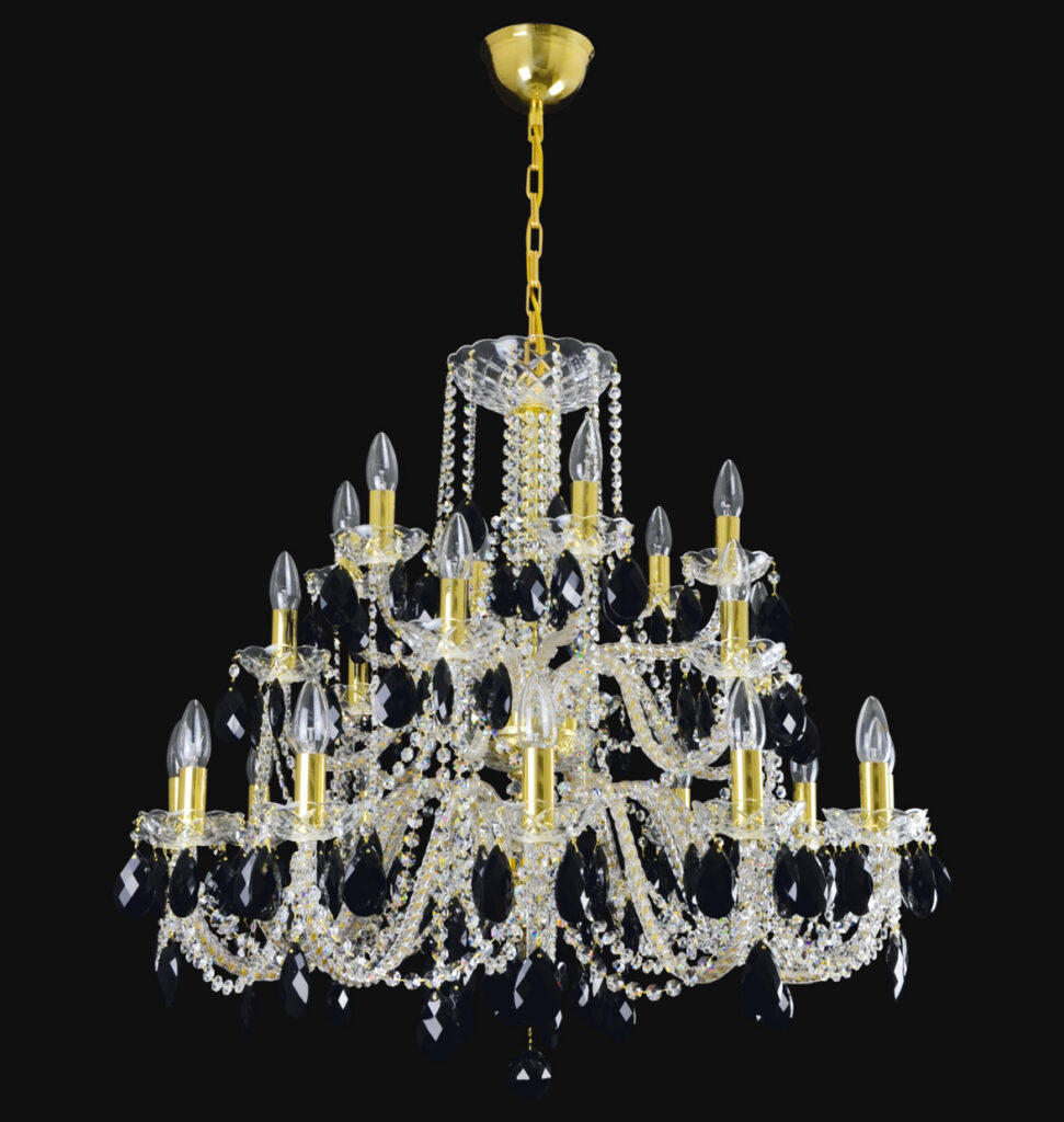 Elegant crystal lighting created with precision