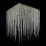 Crystal masterpiece illuminating stylish interiors