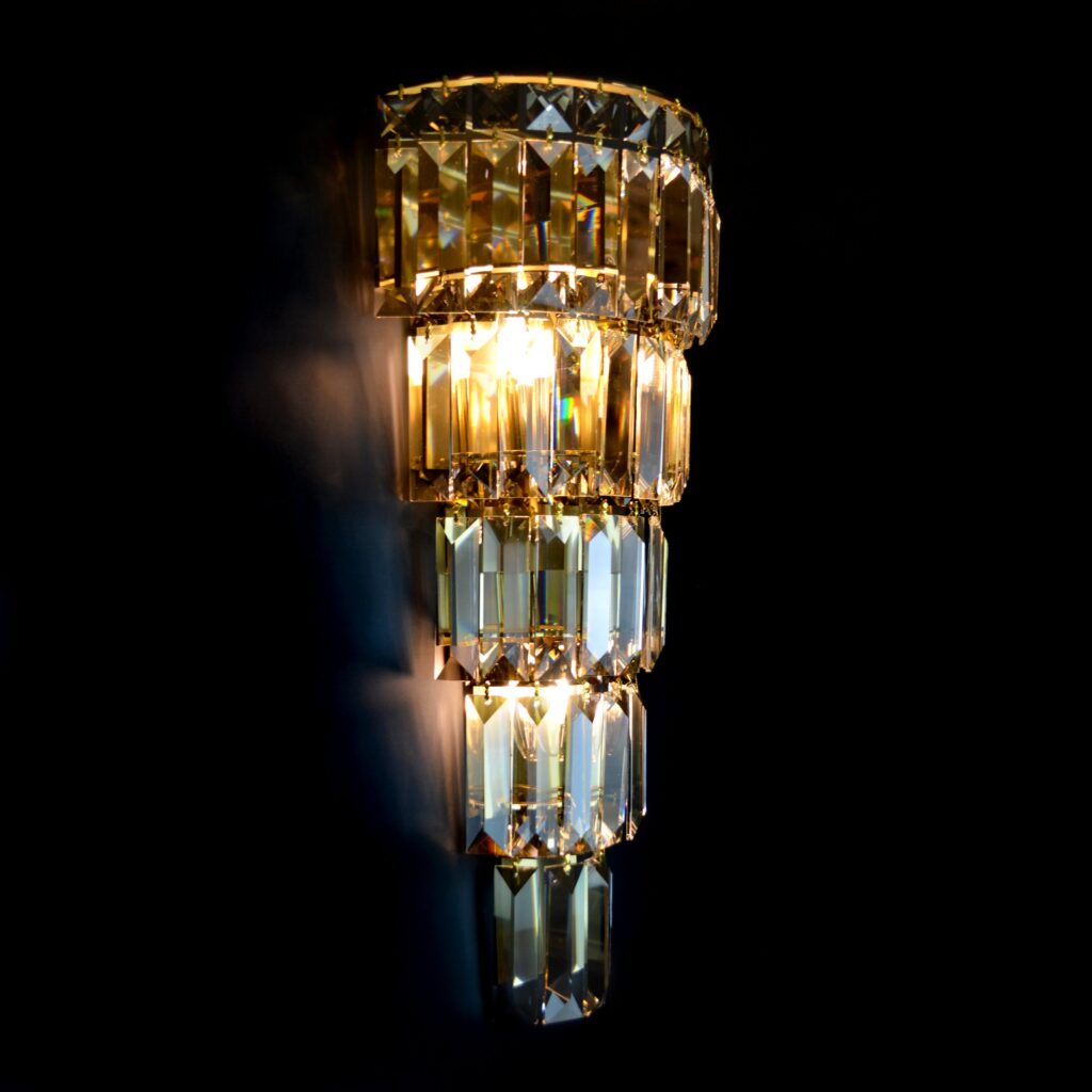 Crystal chandelier for luxury dining or living area