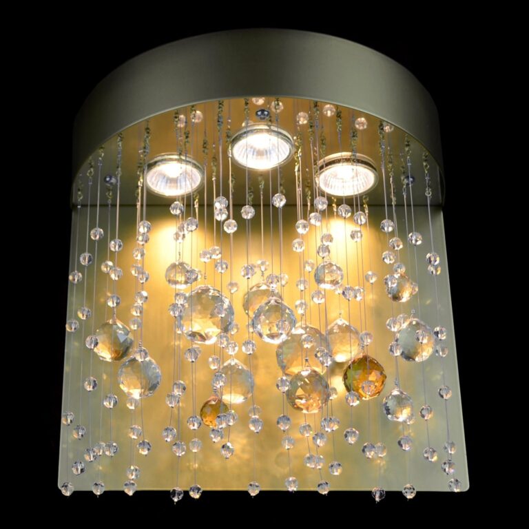 Elegant lighting centerpiece by Magnolia Blossom Interiors