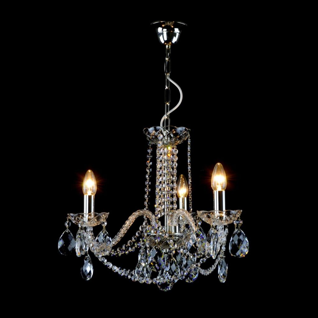 Elegant lighting centerpiece by Magnolia Blossom Interiors
