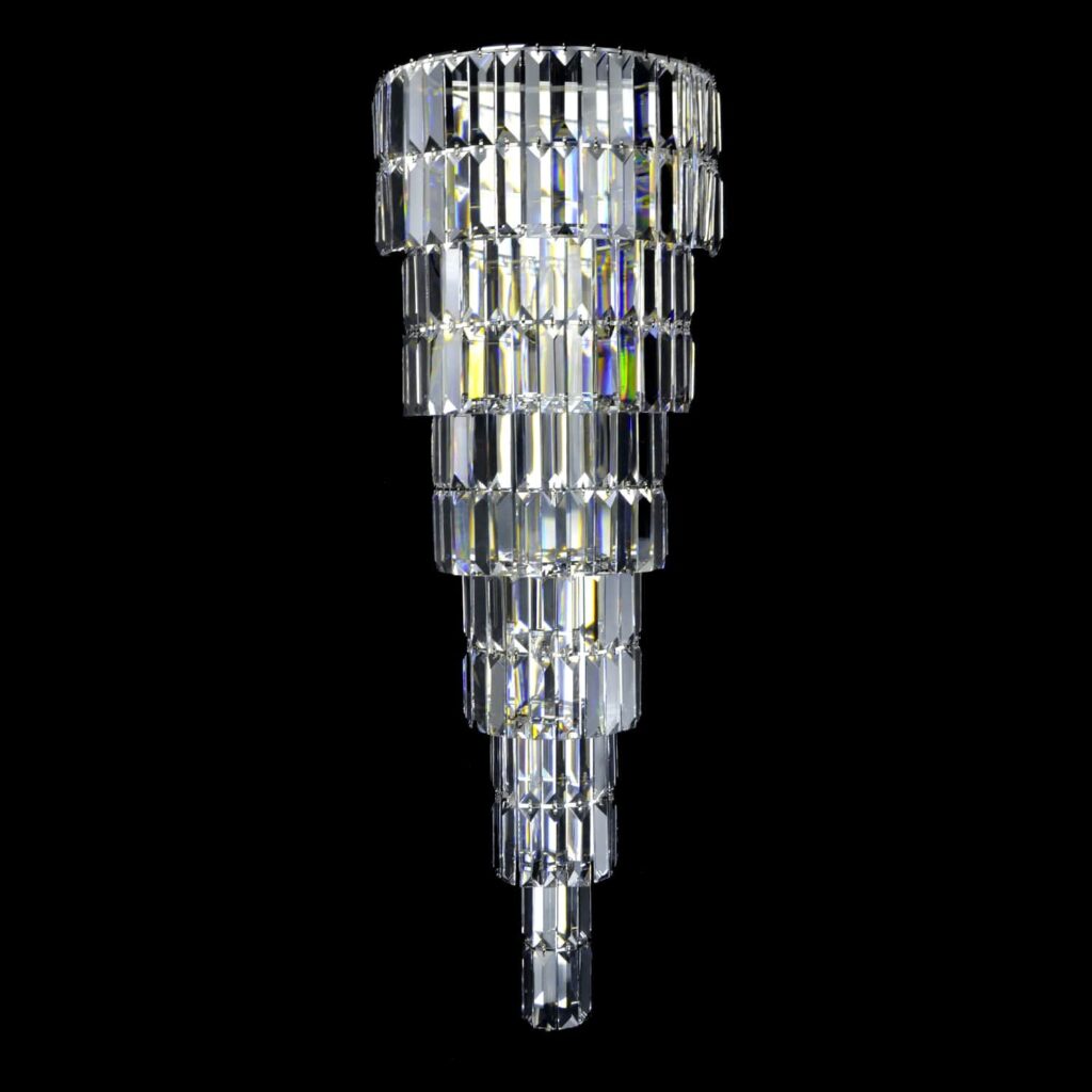 Luxury interior decor with bespoke chandelier