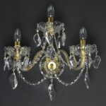 Crystal chandelier illuminating premium interiors